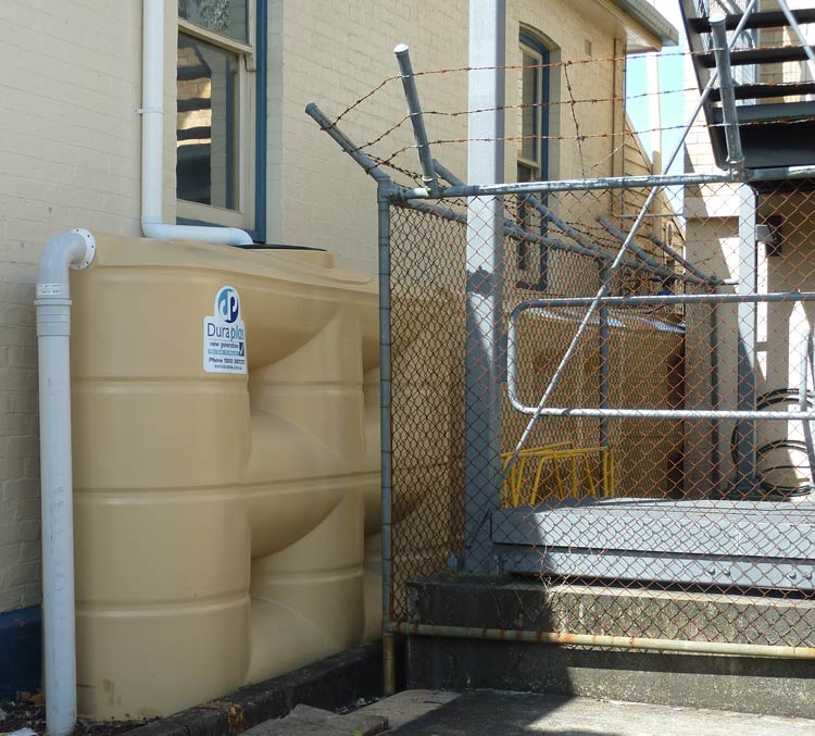 5 X 5,000 Litre Slimlines at Local Council Building