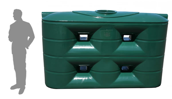 SL4000SQ Litre SQ Urban Tower Slimline Tank