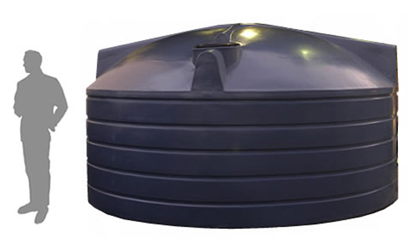 22,700 Litre / 5,000 Gallon Squat Water Tank