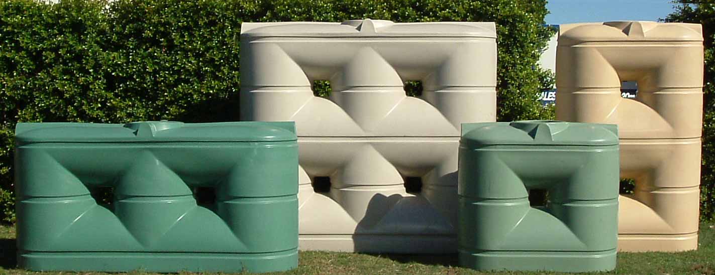 Poly Slimline Rain Water Tanks