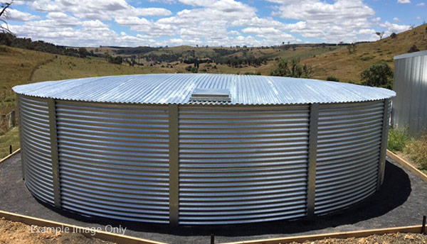 LT114S Rural Steel Panel Tank (over 100,000 litres of water storage capacity)