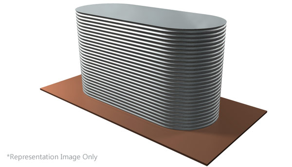 TALL Slimline Steel Water Tank