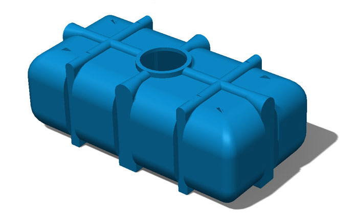 2,000 Litre Duraplas Underdeck Tank